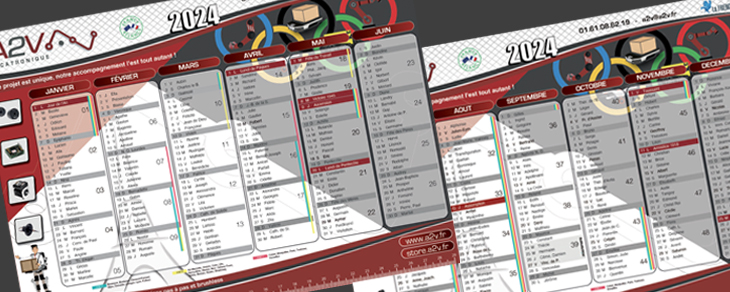 Calendriers 2024