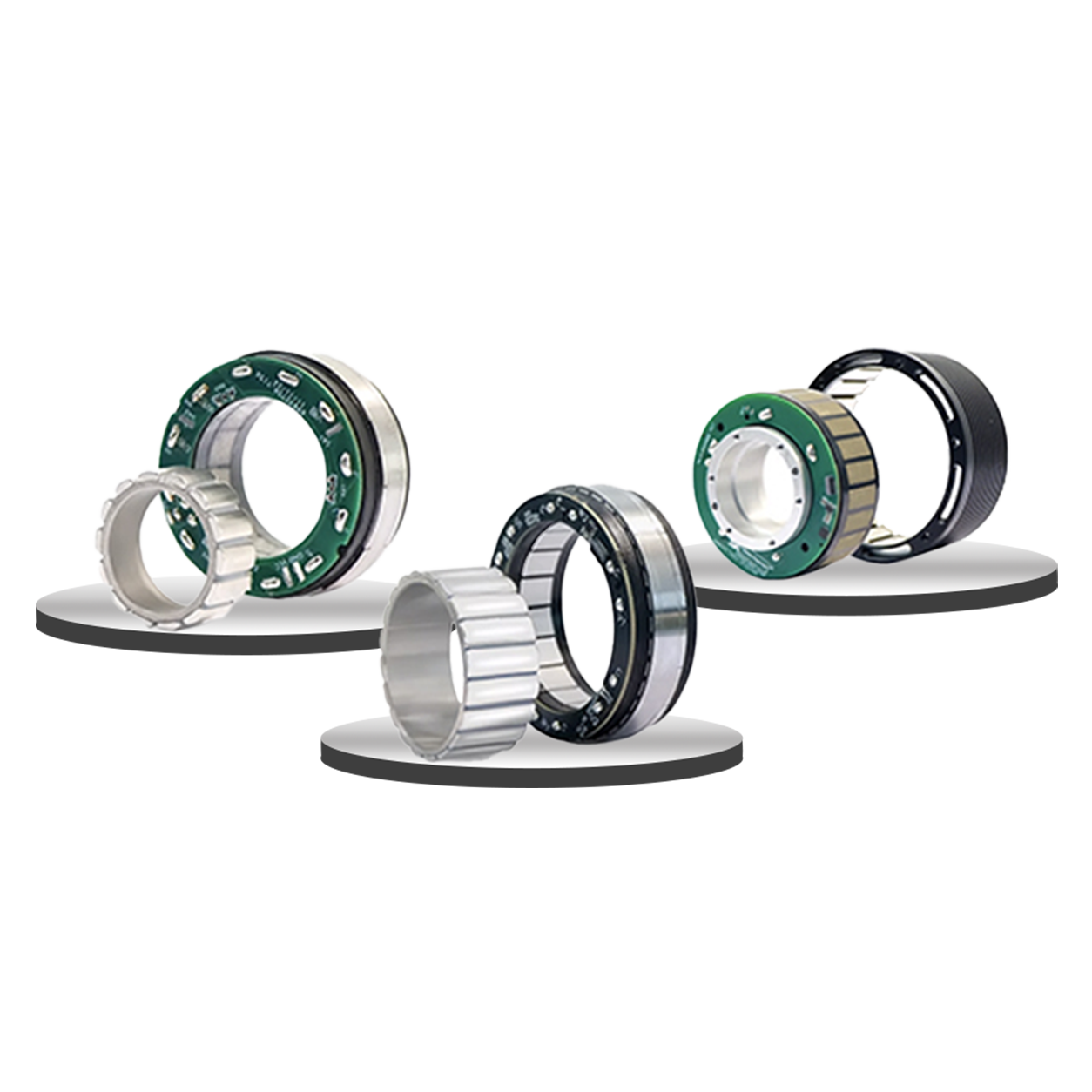 Moteur frameless MyActuator : rotor et stator