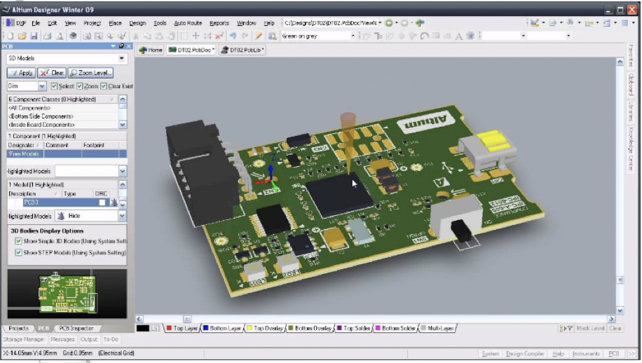 Conception électronique avec Altium Designer