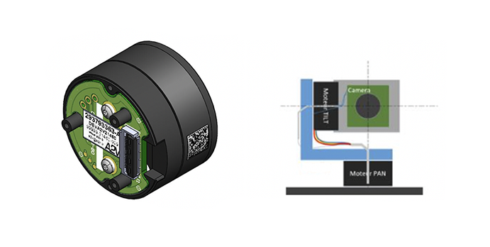 Actionneur Pan Tilt sur mesure